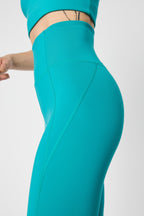 Legging - Compressive High Rise - Peacock