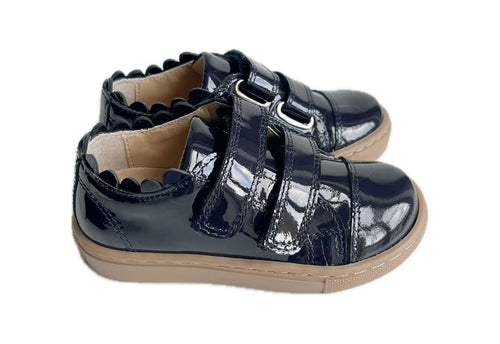 Thai Scratch Soft Shoes - Navy Varnish - Girl