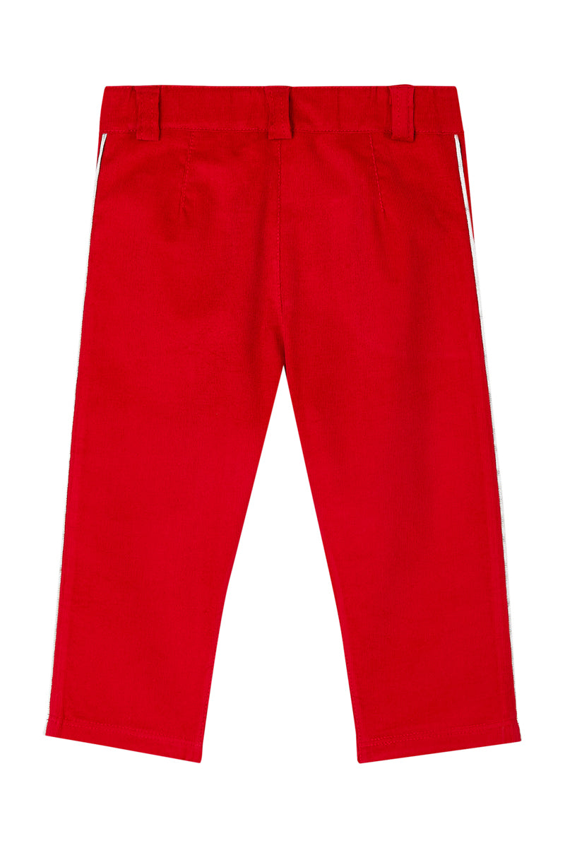 Pantalón De Terciopelo - Rojo - Bebé Niño