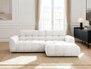 Jaya Fixed Corner Sofa Chenille Fabric - Right Angle