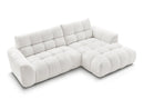 Jaya Fixed Corner Sofa Chenille Fabric - Right Angle