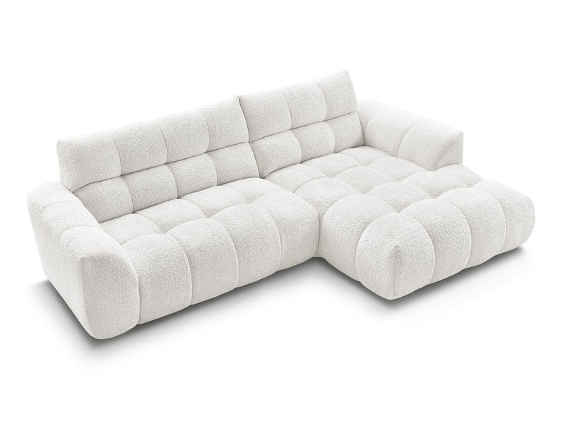Jaya Fixed Corner Sofa Chenille Fabric - Right Angle