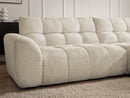Jaya Fixed Corner Sofa Chenille Fabric - Right Angle