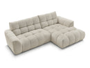 Jaya Fixed Corner Sofa Chenille Fabric - Right Angle