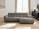 Jaya Fixed Corner Sofa Chenille Fabric - Right Angle