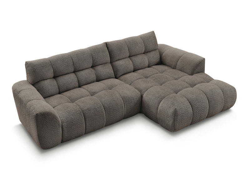 Jaya Fixed Corner Sofa Chenille Fabric - Right Angle