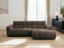 Jaya Fixed Corner Sofa Chenille Fabric - Right Angle