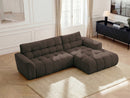 Jaya Fixed Corner Sofa Chenille Fabric - Right Angle