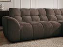 Jaya Fixed Corner Sofa Chenille Fabric - Right Angle