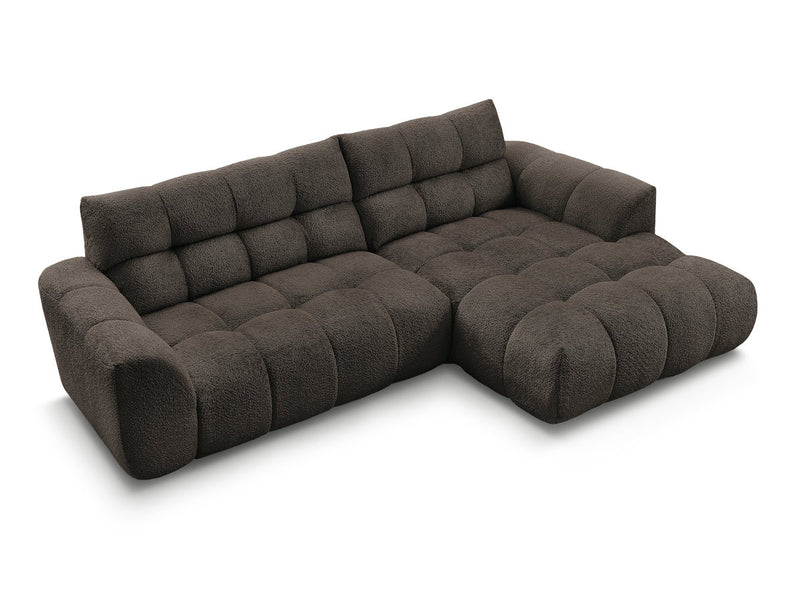 Jaya Fixed Corner Sofa Chenille Fabric - Right Angle