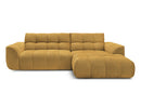 Jaya Fixed Corner Sofa Chenille Fabric - Right Angle