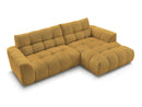 Jaya Fixed Corner Sofa Chenille Fabric - Right Angle