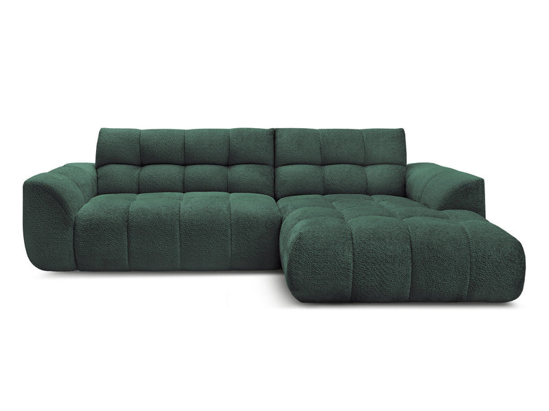 Jaya Fixed Corner Sofa Chenille Fabric - Right Angle
