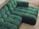 Jaya Fixed Corner Sofa Chenille Fabric - Right Angle