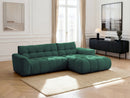 Jaya Fixed Corner Sofa Chenille Fabric - Right Angle