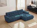 Jaya Fixed Corner Sofa Chenille Fabric - Right Angle