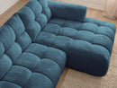 Jaya Fixed Corner Sofa Chenille Fabric - Right Angle