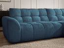 Jaya Fixed Corner Sofa Chenille Fabric - Right Angle