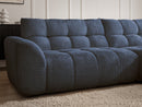 Jaya Fixed Corner Sofa Chenille Fabric - Right Angle