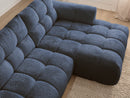 Jaya Fixed Corner Sofa Chenille Fabric - Right Angle