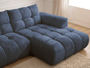 Jaya Fixed Corner Sofa Chenille Fabric - Right Angle