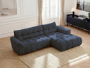Jaya Fixed Corner Sofa Chenille Fabric - Right Angle
