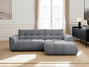 Jaya Fixed Corner Sofa Chenille Fabric - Right Angle