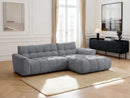 Jaya Fixed Corner Sofa Chenille Fabric - Right Angle