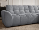 Jaya Fixed Corner Sofa Chenille Fabric - Right Angle