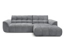 Jaya Fixed Corner Sofa Chenille Fabric - Right Angle