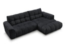 Jaya Fixed Corner Sofa Chenille Fabric - Right Angle