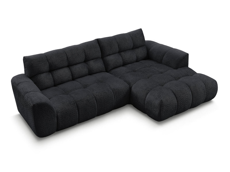 Jaya Fixed Corner Sofa Chenille Fabric - Right Angle