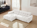 Canapé D'Angle Fixe Jaya Tissu Chenille - Angle Gauche
