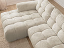 Canapé D'Angle Fixe Jaya Tissu Chenille - Angle Gauche