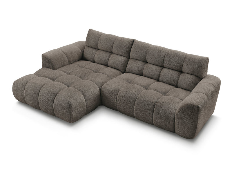 Canapé D'Angle Fixe Jaya Tissu Chenille - Angle Gauche