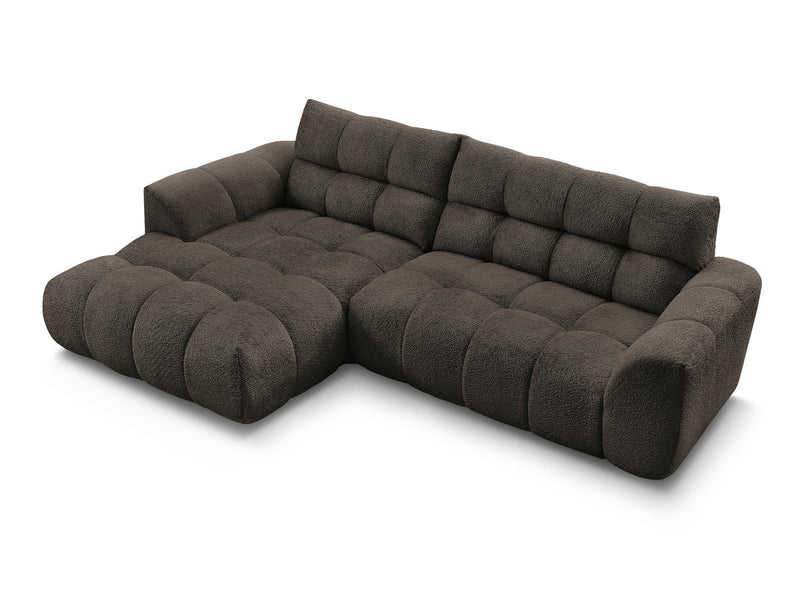 Canapé D'Angle Fixe Jaya Tissu Chenille - Angle Gauche