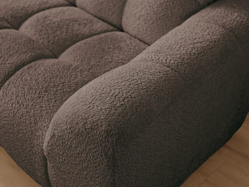 Canapé D'Angle Fixe Jaya Tissu Chenille - Angle Gauche