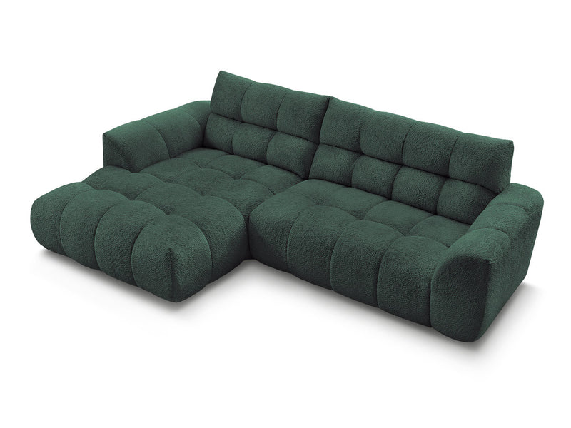 Canapé D'Angle Fixe Jaya Tissu Chenille - Angle Gauche