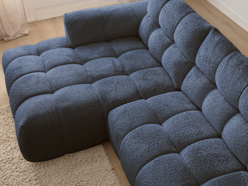 Canapé D'Angle Fixe Jaya Tissu Chenille - Angle Gauche