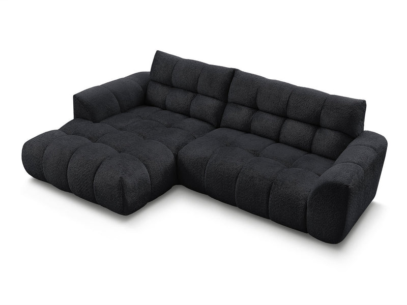 Canapé D'Angle Fixe Jaya Tissu Chenille - Angle Gauche