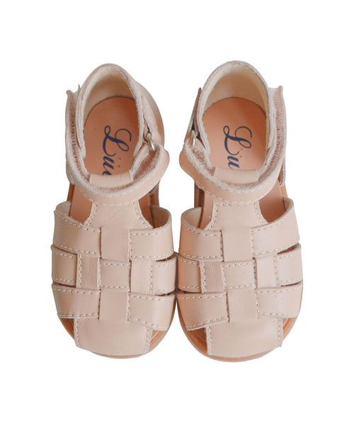 Clarence Scratch Soft Sandals - Nude Pink - Girl