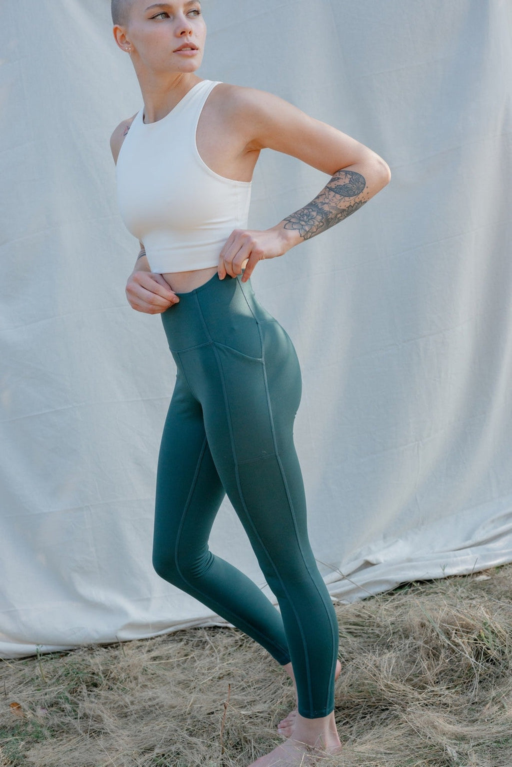 Legging - Pocket High-Rise Legging - Mousse