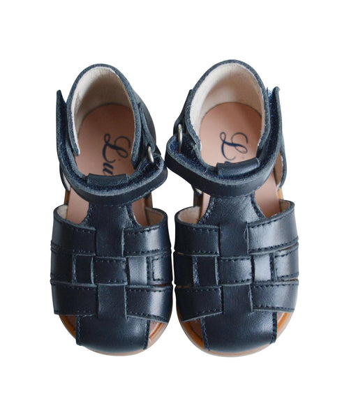 Clarence Scratch Soft Sandals - Navy Blue - Unisex