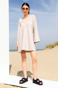 The Joni Beige Dress