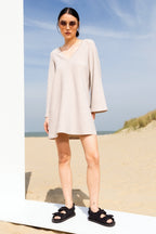 The Joni Beige Dress