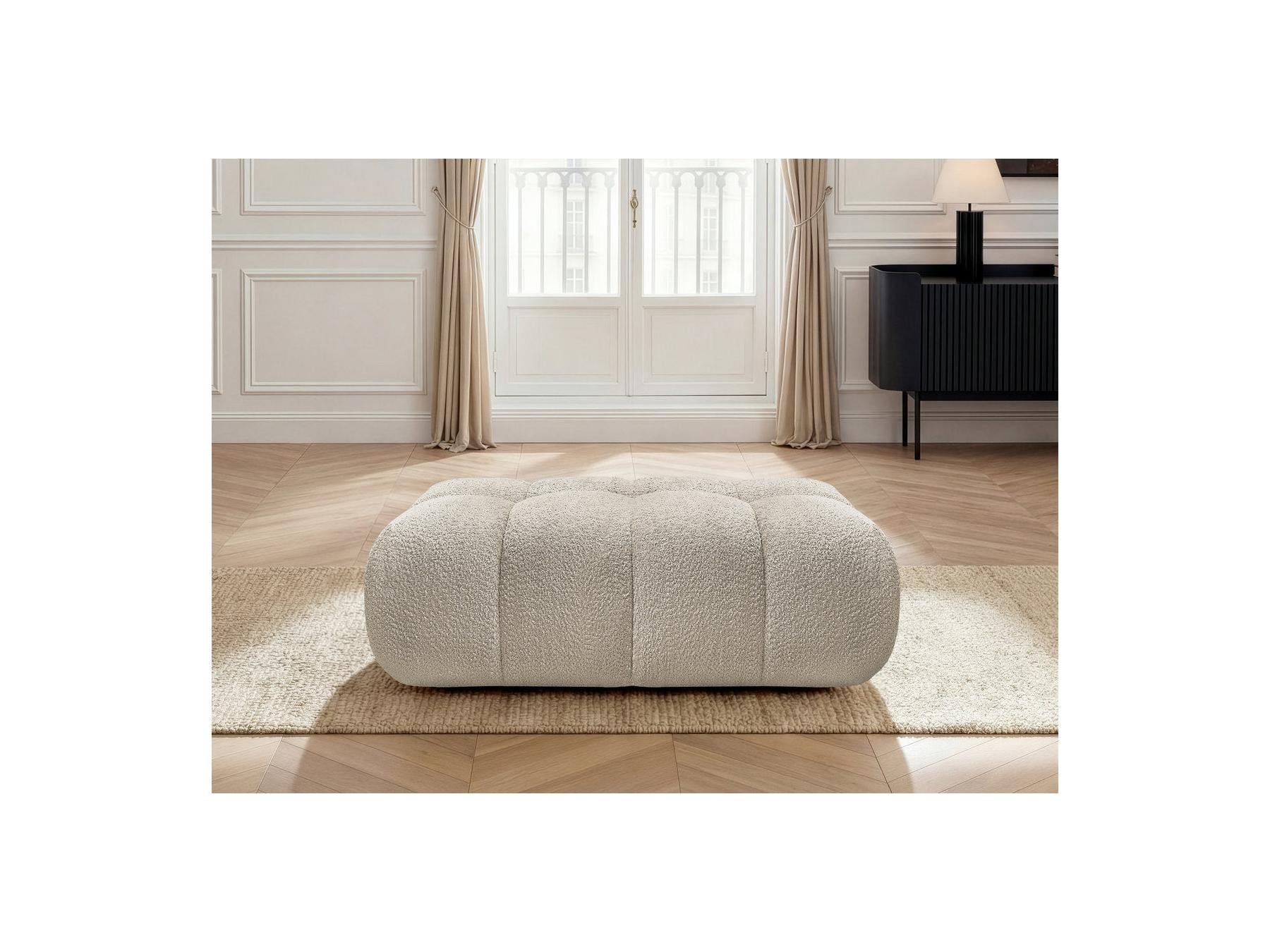 Jaya - Pouffe - Chenille Fabric