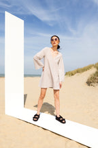 The Joni Beige Dress