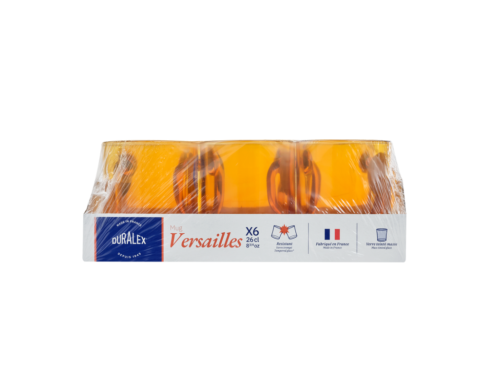 Pack De 6 Mugs Versailles - Vermeil - 26Cl