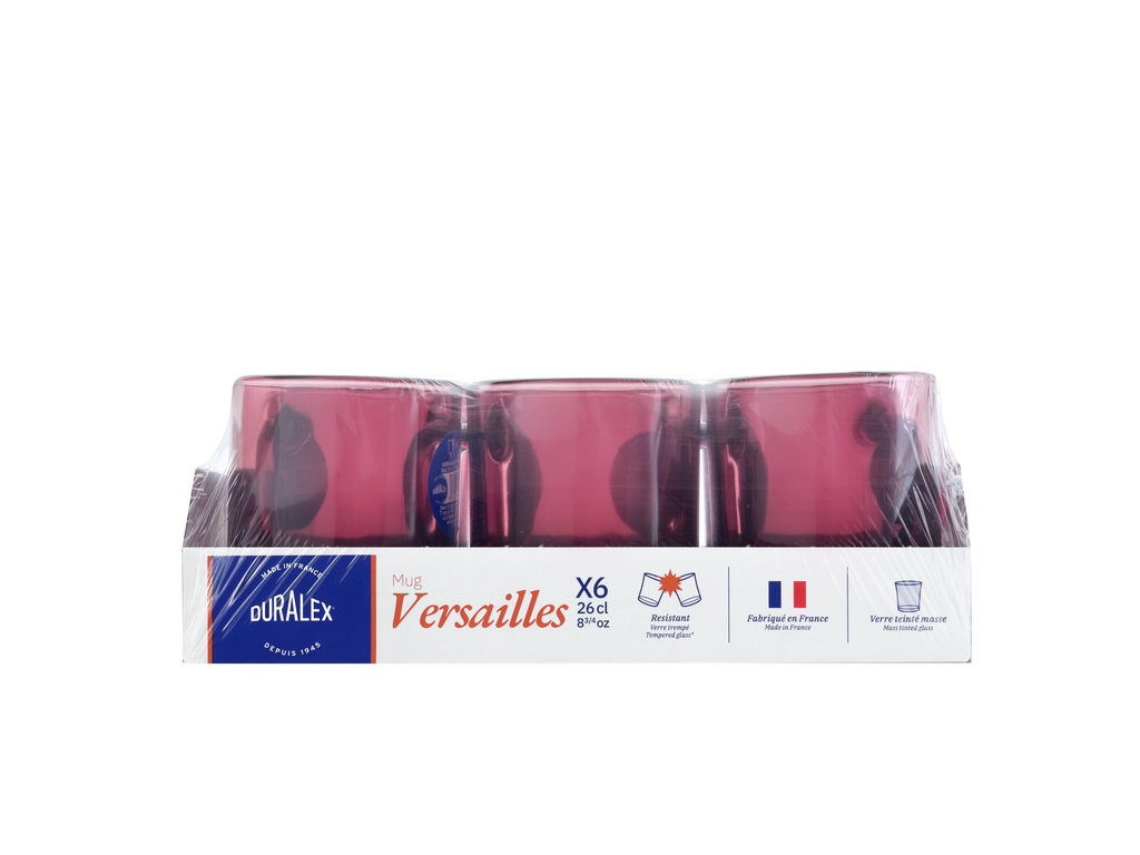 Pack De 6 Mugs Versailles - Prune - 26Cl