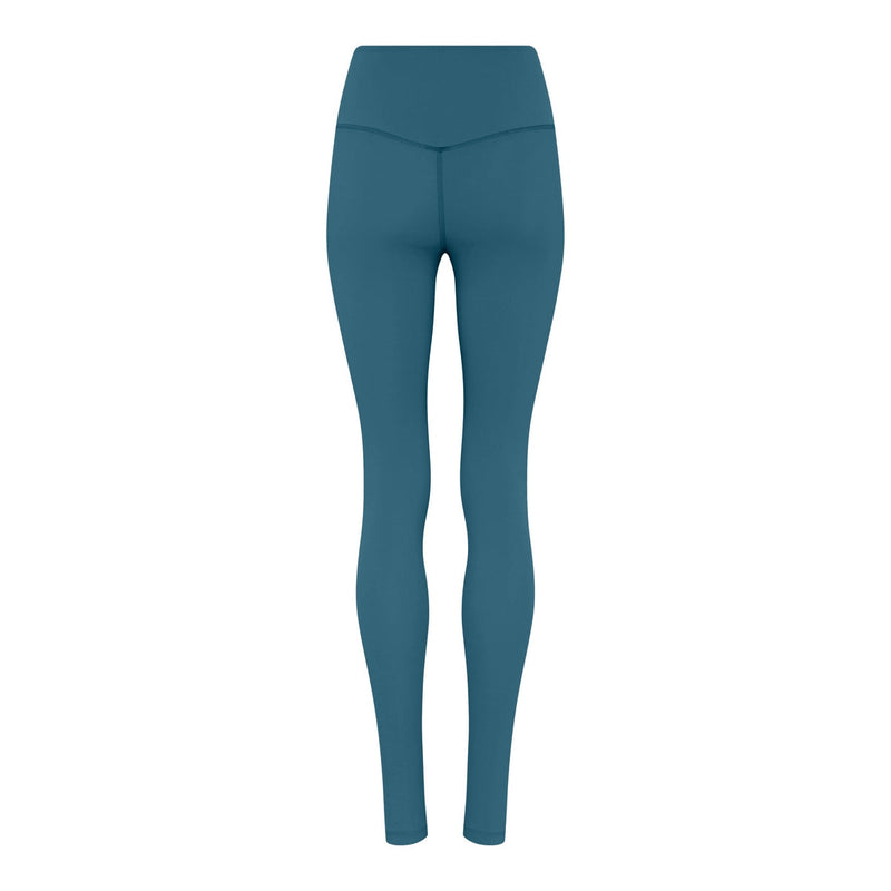 Girlfriend Collective - Leggings flotantes de cintura alta - Ixia larga y oscura